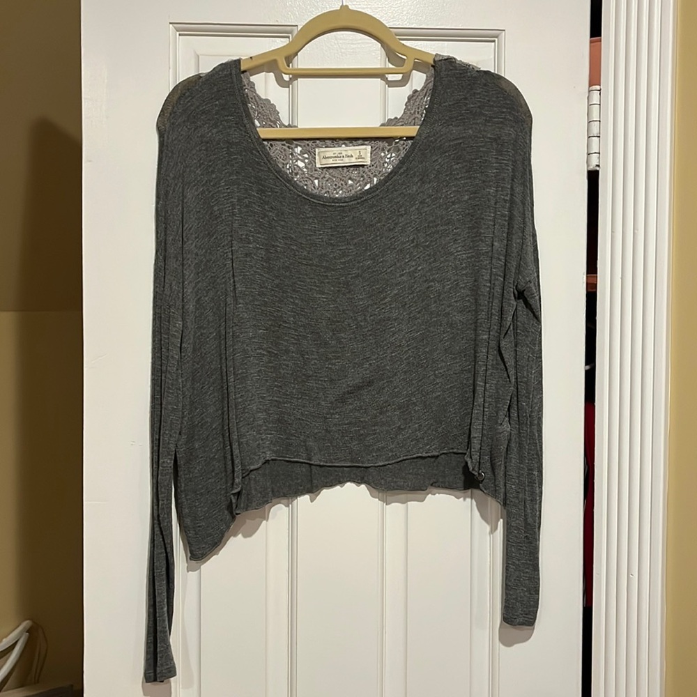 Abercrombie Lace-Back Sweater